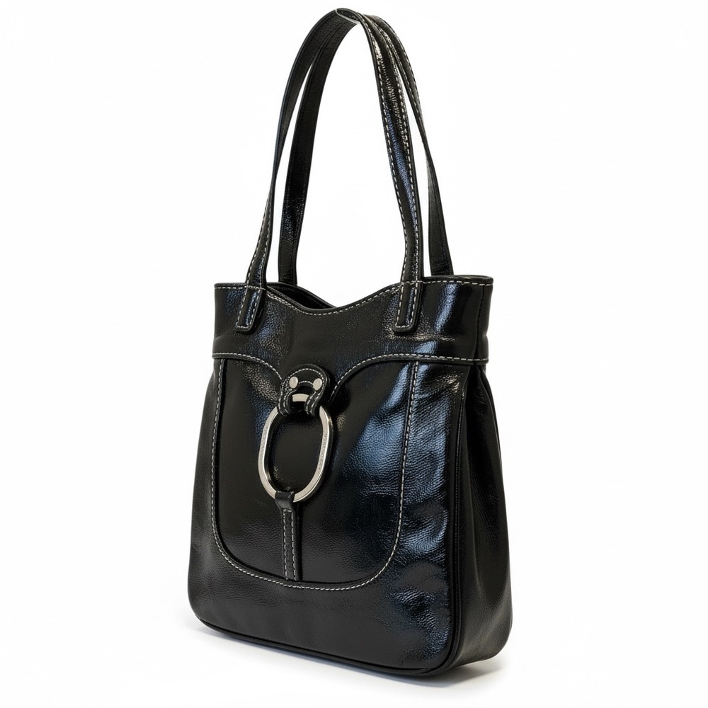 Guess Shiny Black Mini Bag